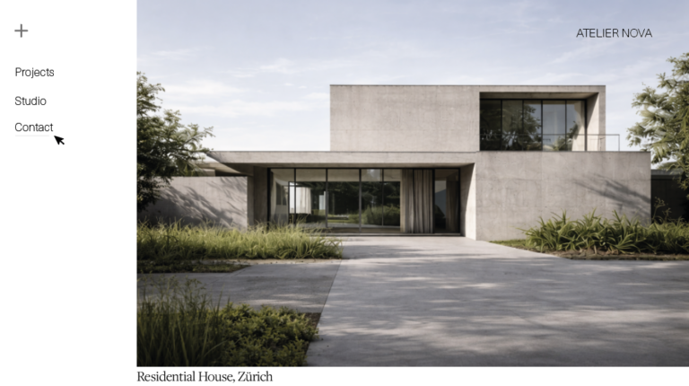 Digital Identity Concept – Contemporary Architecture Studio